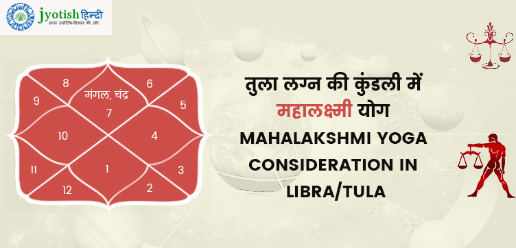 तुला लग्न की कुंडली में महालक्ष्मी योग – mahalakshmi yoga consideration in libra/tula