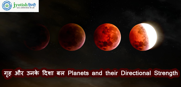 गृह और उनके दिशा बल  planets and their directional strength